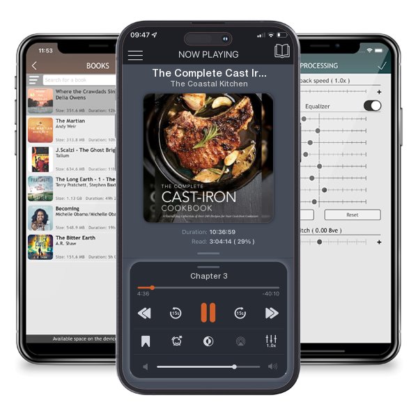 Download fo free audiobook The Complete Cast Iron Cookbook: A Tantalizing Collection of... by The Coastal Kitchen and listen anywhere on your iOS devices in the ListenBook app.