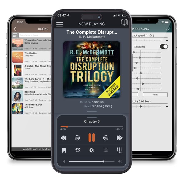Download fo free audiobook The Complete Disruption Trilogy: Books 1 - 3 by R. E. McDermott and listen anywhere on your iOS devices in the ListenBook app.