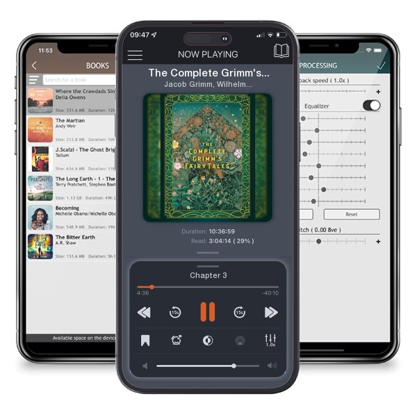 Download fo free audiobook The Complete Grimm's Fairy Tales by Jacob Grimm, Wilhelm Grimm,  et al. and listen anywhere on your iOS devices in the ListenBook app.