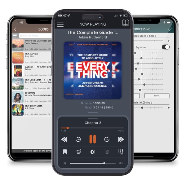 Download fo free audiobook The Complete Guide to Absolutely Everything (Abridged): Adventures in Math and Science by Adam Rutherford and listen anywhere on your iOS devices in the ListenBook app.