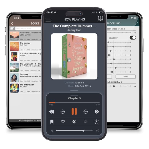 Download fo free audiobook The Complete Summer I Turned Pretty Trilogy (Deluxe Boxed Set): The Summer I Turned Pretty; It\'s Not Summer Without You; We\'ll Always Have Summer by Jenny Han and listen anywhere on your iOS devices in the ListenBook app.