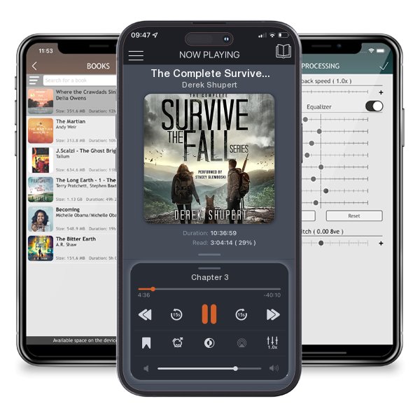 Download fo free audiobook The Complete Survive the Fall Series (A Post Apocalyptic Survival Thriller, Books 1-5) by Derek Shupert and listen anywhere on your iOS devices in the ListenBook app.