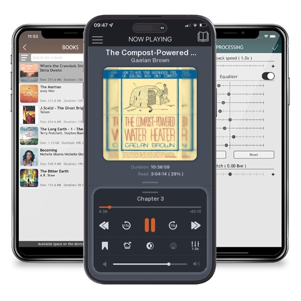 Download fo free audiobook The Compost-Powered Water Heater: How to heat your greenhouse, pool, or buildings with only compost! by Gaelan Brown and listen anywhere on your iOS devices in the ListenBook app.