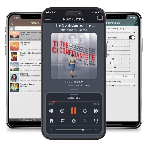 Download fo free audiobook The Confidante: The Untold Story of the Woman Who Helped Win... by Christopher C. Gorham and listen anywhere on your iOS devices in the ListenBook app.