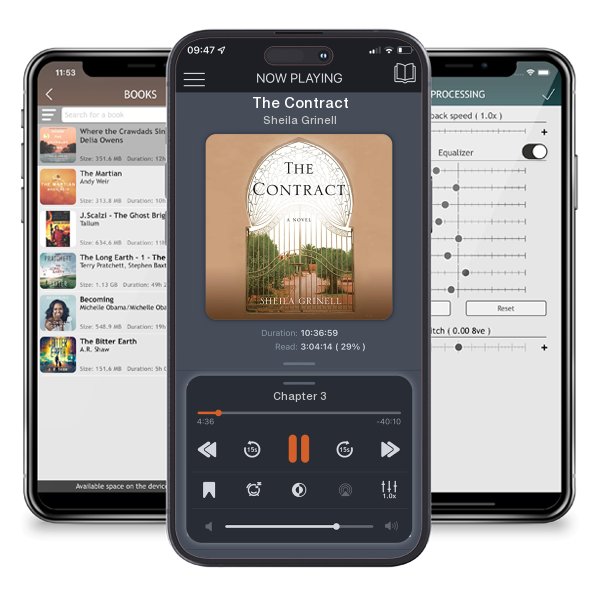 Download fo free audiobook The Contract by Sheila Grinell and listen anywhere on your iOS devices in the ListenBook app.