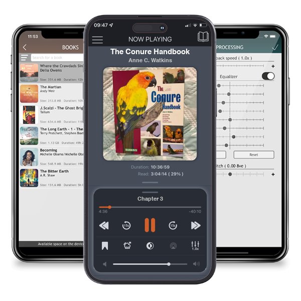 Download fo free audiobook The Conure Handbook by Anne C. Watkins and listen anywhere on your iOS devices in the ListenBook app.