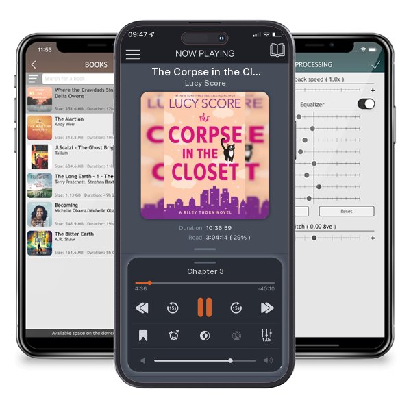 Download fo free audiobook The Corpse in the Closet: A Riley Thorn Novel by Lucy Score and listen anywhere on your iOS devices in the ListenBook app.