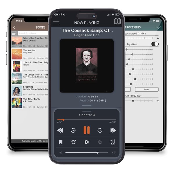 Download fo free audiobook The Cossack & Other Short Stories (Volume 1): Short story compilations from arguably the greatest short story writer ever. by Edgar Allan Poe and listen anywhere on your iOS devices in the ListenBook app.