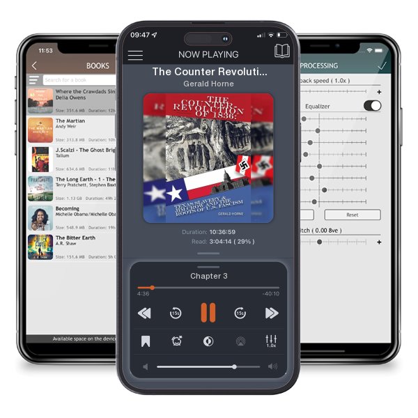 Download fo free audiobook The Counter Revolution of 1836: Texas slavery & Jim Crow and... by Gerald Horne and listen anywhere on your iOS devices in the ListenBook app.