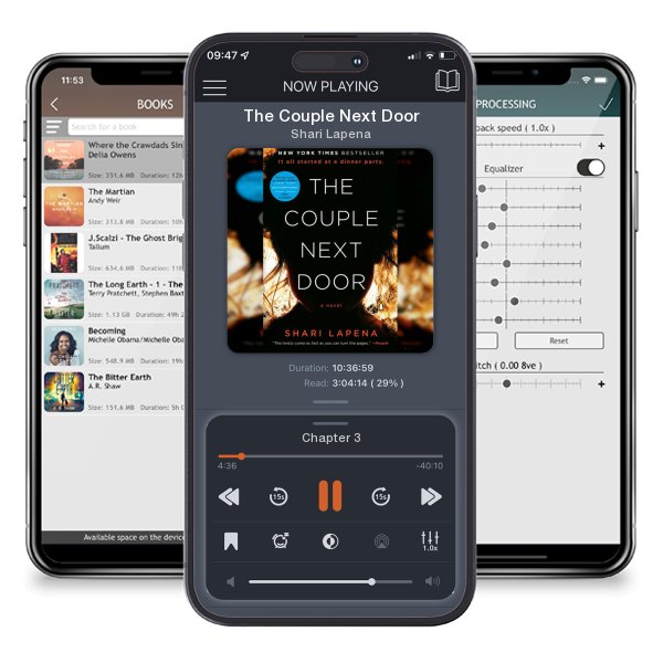 Download fo free audiobook The Couple Next Door by Shari Lapena and listen anywhere on your iOS devices in the ListenBook app.
