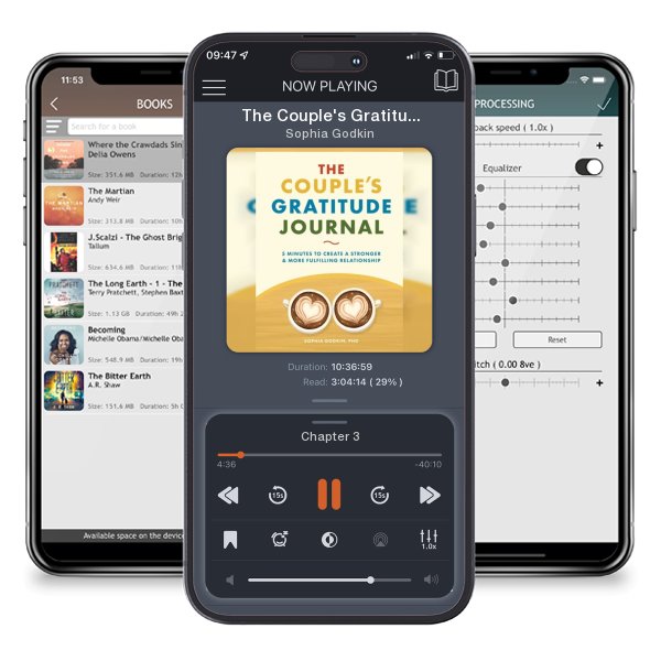 Download fo free audiobook The Couple's Gratitude Journal: 5 Minutes to Create a Stronger and More Fulfilling Relationship by Sophia Godkin and listen anywhere on your iOS devices in the ListenBook app.