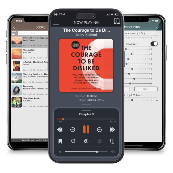 Download fo free audiobook The Courage to Be Disliked: The Japanese Phenomenon That Shows You How to Change Your Life and Achieve Real Happiness by Ichiro Kishimi and listen anywhere on your iOS devices in the ListenBook app.