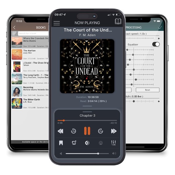 Download fo free audiobook The Court of the Undead by F. M. Aden and listen anywhere on your iOS devices in the ListenBook app.