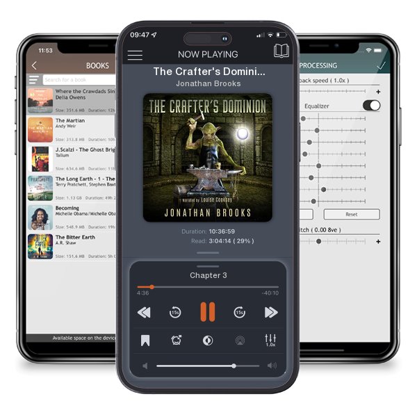 Download fo free audiobook The Crafter's Dominion by Jonathan Brooks and listen anywhere on your iOS devices in the ListenBook app.