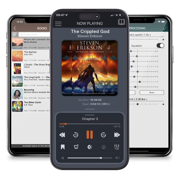 Download fo free audiobook The Crippled God by Steven Erikson and listen anywhere on your iOS devices in the ListenBook app.