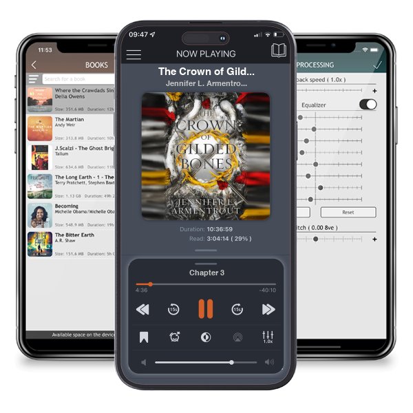 Download fo free audiobook The ​Crown of Gilded Bones (Blood and Ash, #3) by Jennifer L. Armentrout and listen anywhere on your iOS devices in the ListenBook app.