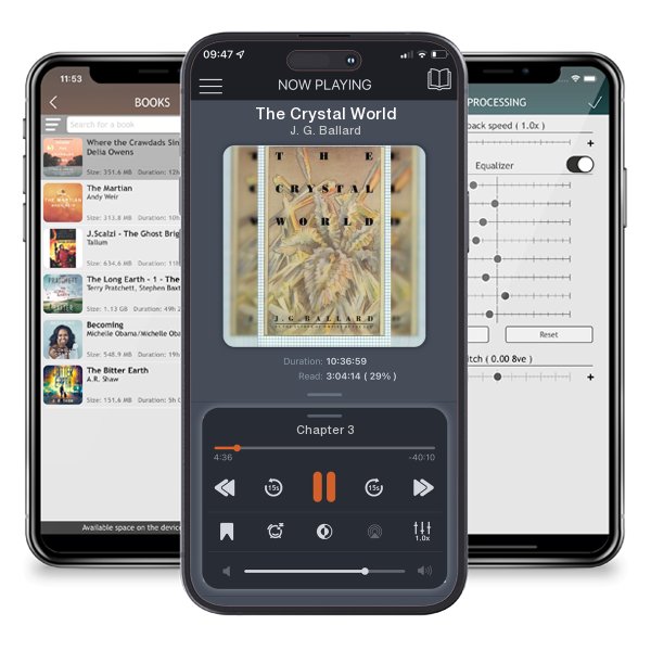 Download fo free audiobook The Crystal World by J. G. Ballard and listen anywhere on your iOS devices in the ListenBook app.