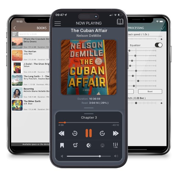 Download fo free audiobook The Cuban Affair by Nelson DeMille and listen anywhere on your iOS devices in the ListenBook app.