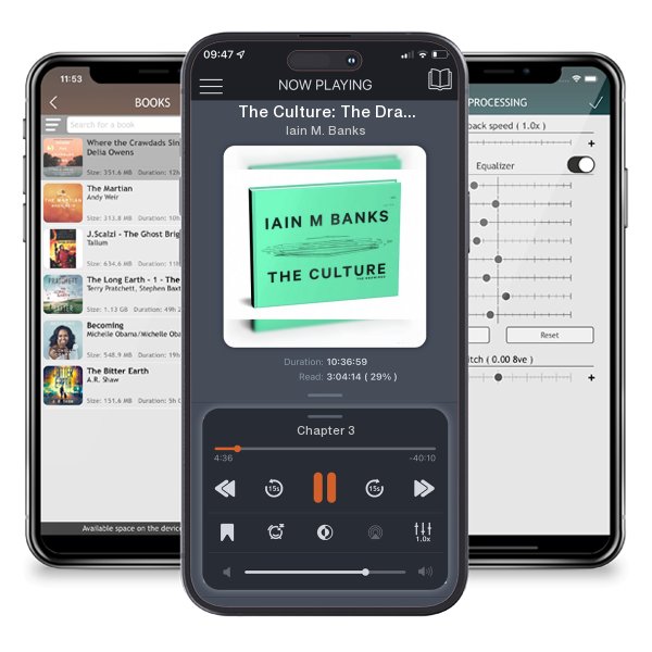 Download fo free audiobook The Culture: The Drawings by Iain M. Banks and listen anywhere on your iOS devices in the ListenBook app.