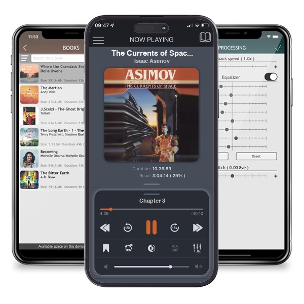 Download fo free audiobook The Currents of Space (Galactic Empire, #2) by Isaac Asimov and listen anywhere on your iOS devices in the ListenBook app.