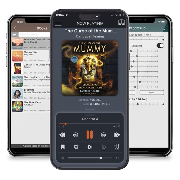 Download fo free audiobook The Curse of the Mummy by Candace Fleming and listen anywhere on your iOS devices in the ListenBook app.