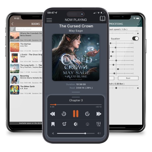Download fo free audiobook The Cursed Crown by May Sage and listen anywhere on your iOS devices in the ListenBook app.