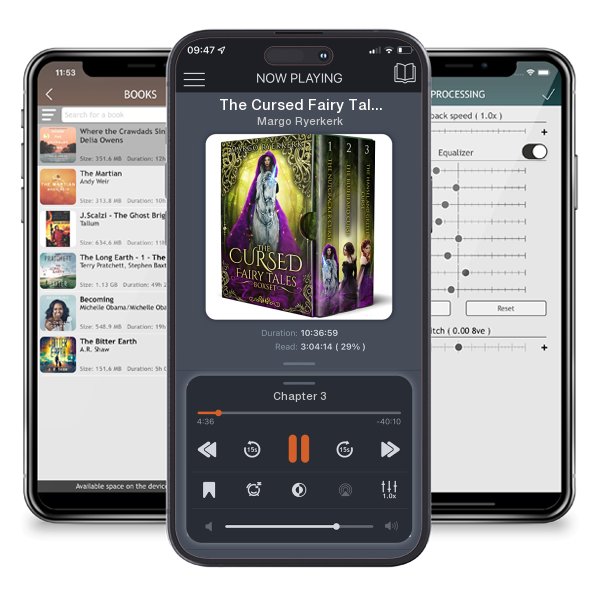Download fo free audiobook The Cursed Fairy Tales Box Set, Books 1 to 3 by Margo Ryerkerk and listen anywhere on your iOS devices in the ListenBook app.