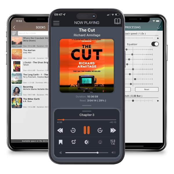 Download fo free audiobook The Cut by Richard Armitage and listen anywhere on your iOS devices in the ListenBook app.