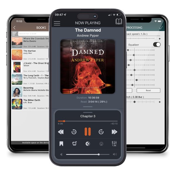 Download fo free audiobook The Damned by Andrew Pyper and listen anywhere on your iOS devices in the ListenBook app.