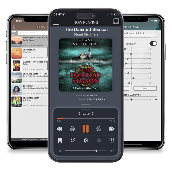 Download fo free audiobook The Damned Season by Shani Struthers and listen anywhere on your iOS devices in the ListenBook app.