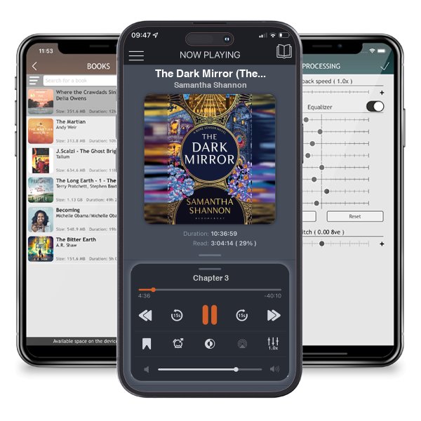 Download fo free audiobook The Dark Mirror (The Bone Season, #5) by Samantha Shannon and listen anywhere on your iOS devices in the ListenBook app.