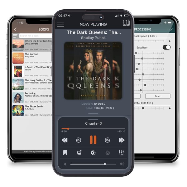 Download fo free audiobook The Dark Queens: The Bloody Rivalry That Forged the Medieval... by Shelley Puhak and listen anywhere on your iOS devices in the ListenBook app.