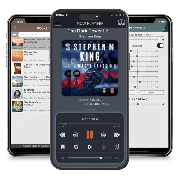 Download fo free audiobook The Dark Tower III: The Waste Lands by Stephen King and listen anywhere on your iOS devices in the ListenBook app.