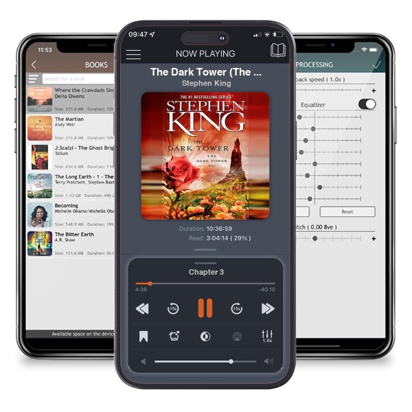 Download fo free audiobook The Dark Tower (The Dark Tower, #7) by Stephen King and listen anywhere on your iOS devices in the ListenBook app.
