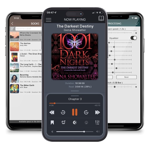 Download fo free audiobook The Darkest Destiny by Gena Showalter and listen anywhere on your iOS devices in the ListenBook app.