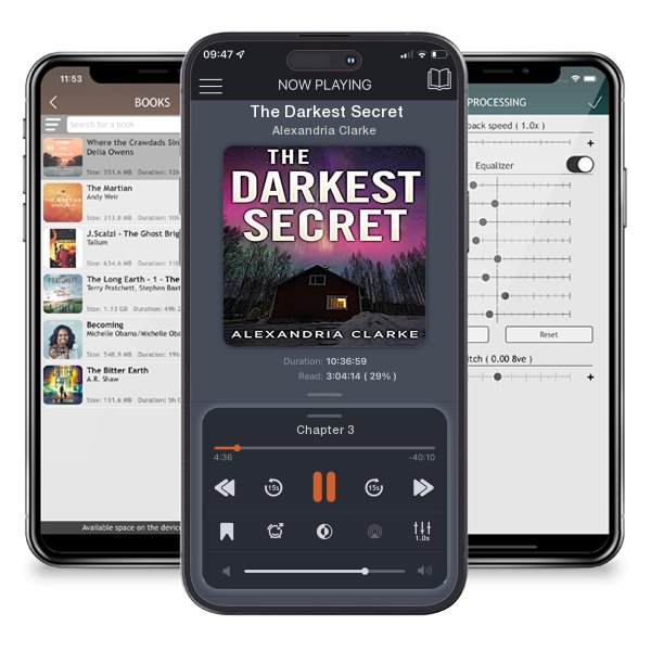 Download fo free audiobook The Darkest Secret by Alexandria Clarke and listen anywhere on your iOS devices in the ListenBook app.