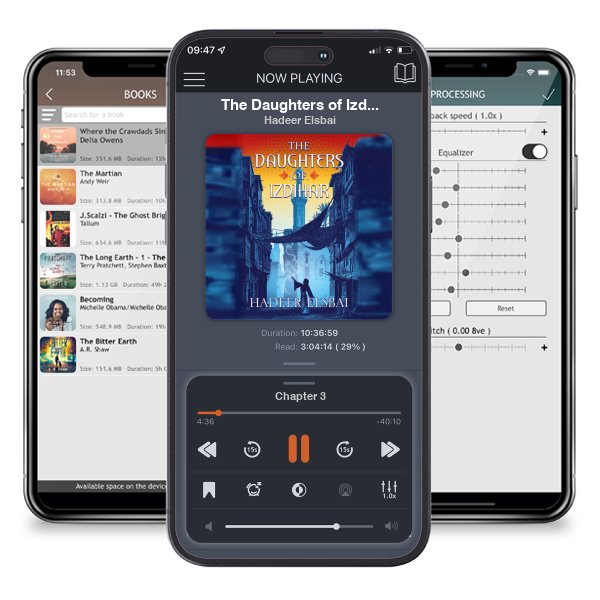 Download fo free audiobook The Daughters of Izdihar (The Alamaxa Duology, #1) by Hadeer Elsbai and listen anywhere on your iOS devices in the ListenBook app.