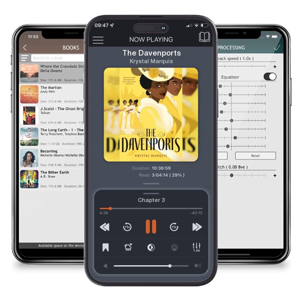 Download fo free audiobook The Davenports by Krystal Marquis and listen anywhere on your iOS devices in the ListenBook app.