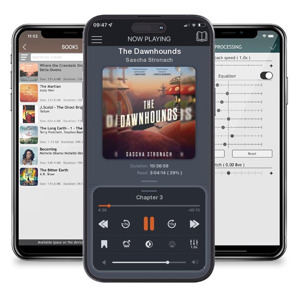 Download fo free audiobook The Dawnhounds by Sascha Stronach and listen anywhere on your iOS devices in the ListenBook app.