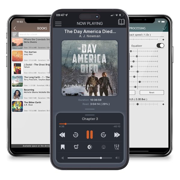 Download fo free audiobook The Day America Died!: Frozen Apocalypse by A. J. Newman and listen anywhere on your iOS devices in the ListenBook app.