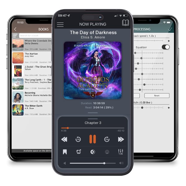 Download fo free audiobook The Day of Darkness by Elisa S. Amore and listen anywhere on your iOS devices in the ListenBook app.