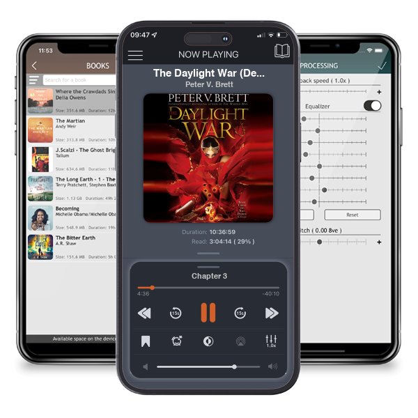 Download fo free audiobook The Daylight War (Demon Cycle, #3) by Peter V. Brett and listen anywhere on your iOS devices in the ListenBook app.