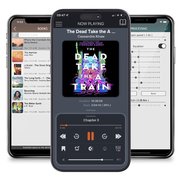 Download fo free audiobook The Dead Take the A Train (Carrion City, #1) by Cassandra Khaw and listen anywhere on your iOS devices in the ListenBook app.