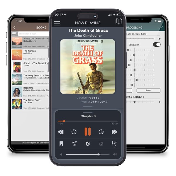 Download fo free audiobook The Death of Grass by John Christopher and listen anywhere on your iOS devices in the ListenBook app.