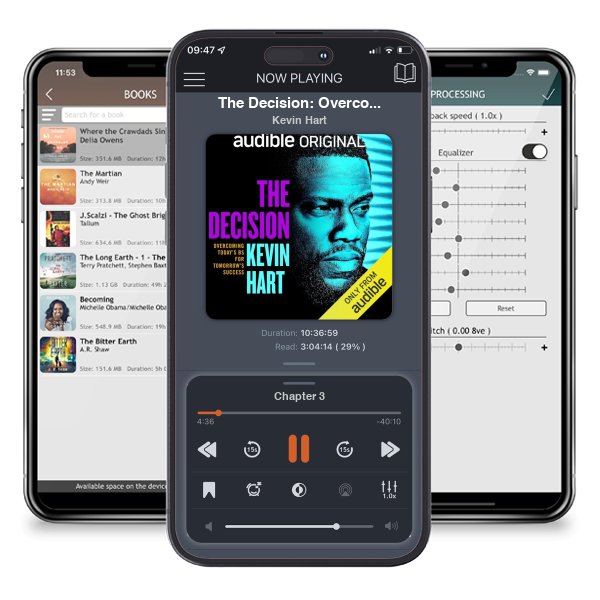 Download fo free audiobook The Decision: Overcoming Today\'s BS for Tomorrow\'s Success by Kevin Hart and listen anywhere on your iOS devices in the ListenBook app.