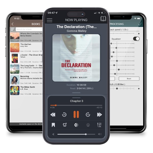 Download fo free audiobook The Declaration (The Declaration, #1) by Gemma Malley and listen anywhere on your iOS devices in the ListenBook app.