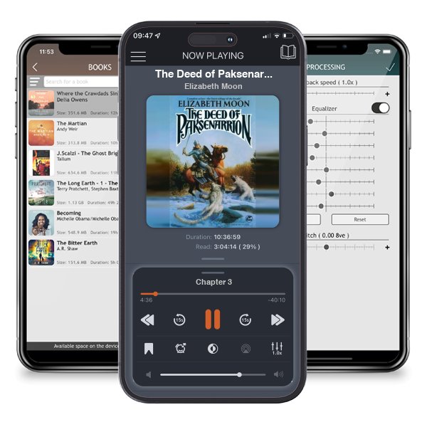 Download fo free audiobook The Deed of Paksenarrion (The Deed of Paksenarrion, #1-3) by Elizabeth Moon and listen anywhere on your iOS devices in the ListenBook app.