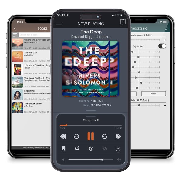 Download fo free audiobook The Deep by Daveed Diggs, Jonathan Snipes, et al. and listen anywhere on your iOS devices in the ListenBook app.