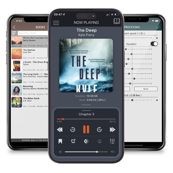 Download fo free audiobook The Deep by Kyle Perry and listen anywhere on your iOS devices in the ListenBook app.