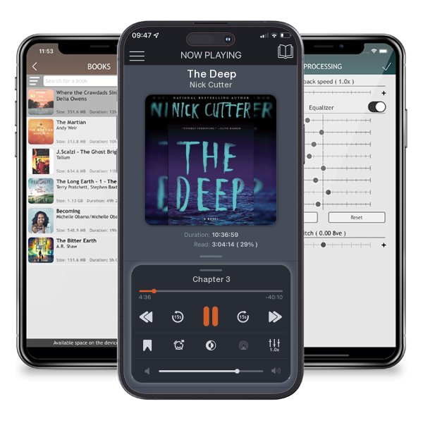 Download fo free audiobook The Deep by Nick Cutter and listen anywhere on your iOS devices in the ListenBook app.